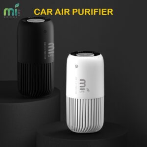 MILIFE PORTABLE CAR AIR PURIFIER HEPA FILTER CADR WITH PM 2.5 RGB